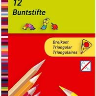 Herlitz Dreikant Buntstifte 12er Pack lackiert FSC NEU