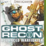 Microsoft XBOX 360 Spiel - Tom Clancy´s Ghost Recon: Advanced Warfighter (komplett)