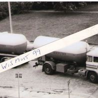Oldtimer-Foto DDR VEB Technische Gase Leipzig LKW Liaz Hängerzug