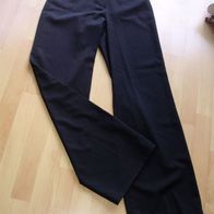 H&M Hose weit schwarz edel business interessanter Bund 34 S