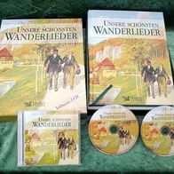 Unsere schönsten Wanderlieder * Buch + 2 CD in Geschenkverpackung * Neu