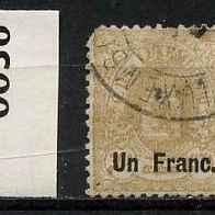 Luxemburg Mi. Nr. 36 Wappen im Oval <