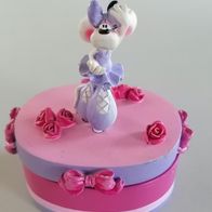 Diddlina Ballerina Schmuckdose Figur lila aus Sammlung *