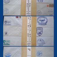 Album mit 120 St. Schiffspost mit Stempel v. Marine-Schnellbooten