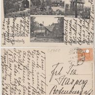 Oberrochwitz-Diedergarten-Löschwitz AK 1917 Karte links gelocht demzufolge Erh.3