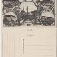 Olbersdorf-AK-Heimatfest 18. u.19. Juli.1908 Mehrbildkarte vom Heimatfest Erh.1