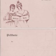 Oratorienverein AK Winter Fest am 3. März 1903 mit 2 Frauen Chorgesang Ereignis Erh1
