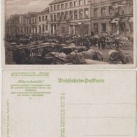 Ortelsburg-Ostpreussen-Hilfe-AK zerbomtes Haus v. Tadey, Preuss und Grünbach Erh.1