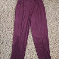 vintage Damen Hose "Jasmin" weinrot , neu mit Etikett