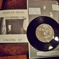 Taste of Decay -7" Calling (megarare 5-track EP RIP Records str. lim.512) - mint !!