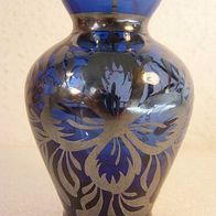 Silber Overlay Murano Glas-Vase