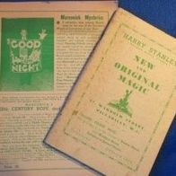 Zaubertrick Katalog Harry Stanley New and Original Magic