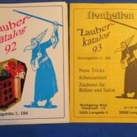 Zaubertrick Katalog 92 und Neuheiten-Liste 93 Wolfgang Mey