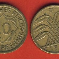 10 Reichspfennig 1930 D