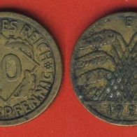 10 Reichspfennig 1925 E