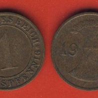 1 Reichspfennig 1935 F