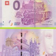 0 Euro Schein Swiss Vapeur Parc CHAF 2018-2 selten Nr 4179