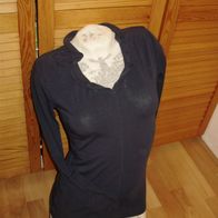 Hempage LA Shirt dblau romantischer Kragen S
