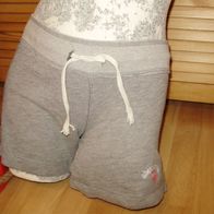 Abercrombie Sweat Shorts hellgrau L= S
