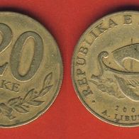 Albanien 20 Leke 2000