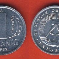 DDR 1 Pfennig 1982 A