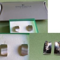 Magnetix Edelstahl Matt gebürstet Ohrringe Ohrschmuck Ohrstecker 0,12Tesla
