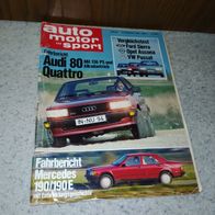 Auto Motor und Sport Zeitschrift , Heft 25 - 15.12.1982