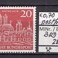 BRD / Bund 1958 800 Jahre München MiNr. 289 postfrisch