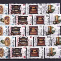 Schweiz MiNr. 1585-1588 Musikdosen kpl. gestempelt zur Auswahl M€ 6,00 #I181f3c