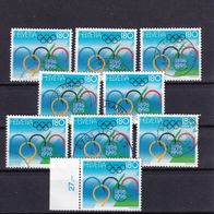 Schweiz MiNr. 1583 Olympische Spiele gestempelt eine zur Auswahl M€ 2,20 #J184ac