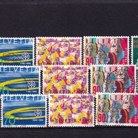 Schweiz MiNr. 1571-1575 Jahresereignisse kpl. gestempelt zur Auswahl M€ 6,50 #I185ac