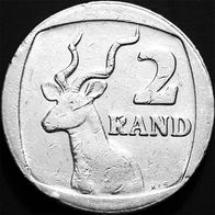 2 Rand Südafrika Münze 1990