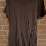 Carla Midi-Kleid Shirtkleid, schwarz, schlicht, Gr.48, wie neu