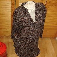 Cos Kleid midi Knopfleiste Hemdblusen Kleid Muster M