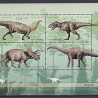 Briefmarken BRD 2008 Block 73 postfrisch Dinosaurier
