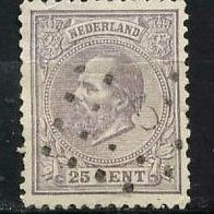 Niederlande Mi. Nr. 26 G König Willem III. o <