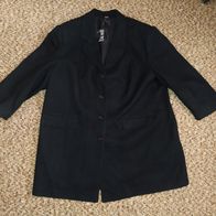Damen Mantel schwarz Größe 54