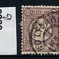 Niederlande Mi. Nr. 33 a + 33 b + 34 b Ziffern im Kreis / Königin Wilhelmina o <