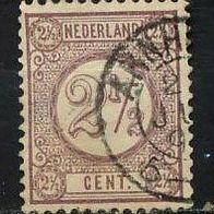 Niederlande Mi. Nr. 33 aF Ziffern im Kreis o <