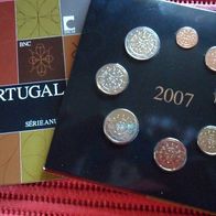 Portugal 2007 Kursmünzsatz im org. Folder nur 12000 Sätze * *