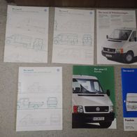 Prospekte Konvolut VW LT April 1996