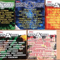 5 CD´s Rock Hard - Dynamit , Nr. 28 , 29 , 31 - 33