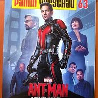 ANTMAN Marvel DC Comics Panini Neuheiten Vorschau 63 Sept + Okt 2015 DIN A4 unbenutzt