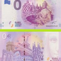 0 Euro Schein Indonesia - Borobudur DNAA 2019-1 selten Nr 2948