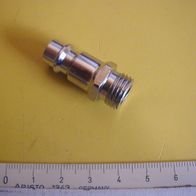 Stecknippel / Bajonett - Verbinder 1/4“ BSP