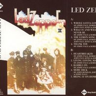 Led Zeppelin - II (1969) hard rock MC cassette Ring Ungarn NM/NM