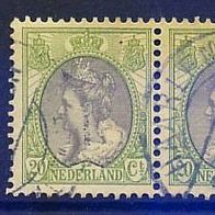 Niederlande Mi. Nr. 79 A - 2-fach / Königin Wilhelmina o <