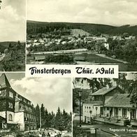 99894 Friedrichroda - Finsterbergen 4 Ansichten 1974 Tagescafé Leinagrund