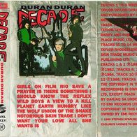 Duran Duran - Decade (1989) rare Hungary issue cassette MC Tape Gong label NM/NM