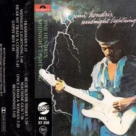 Jimi Hendrix - Midnight Lightning (1989) Hungary cassette MC Tape Gong label NM/NM